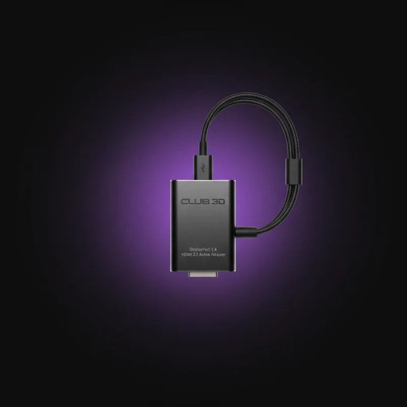 Club 3D DisplayPort 1.4 to HDMI 2.1 Active Adapter