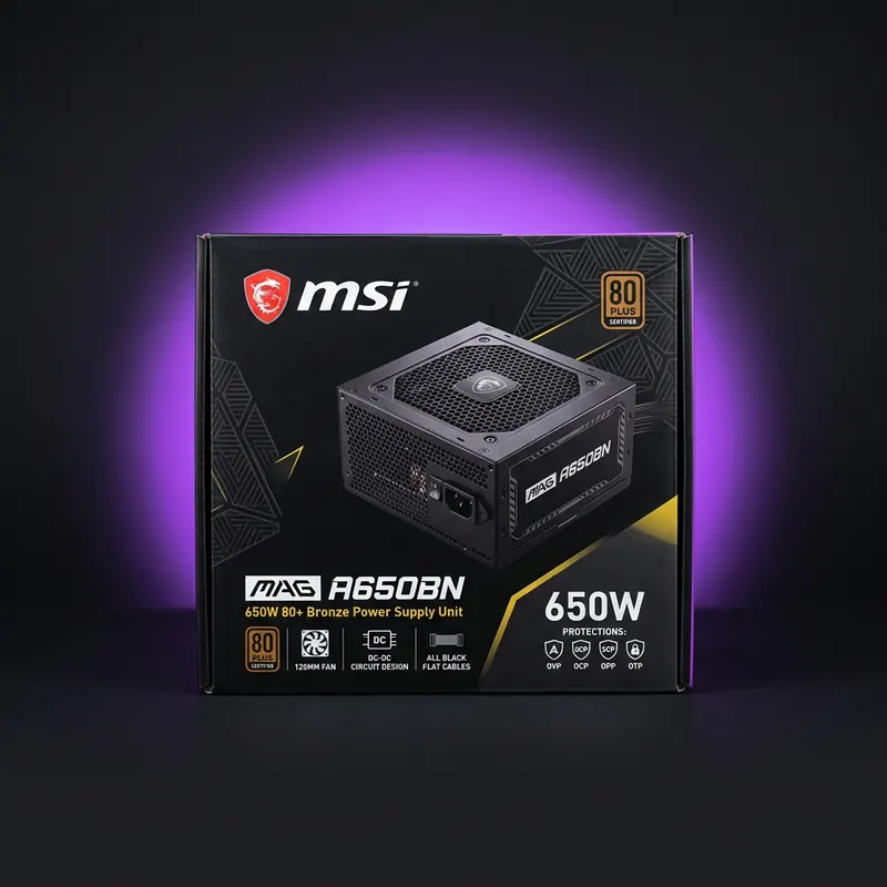 MSI MAG A650BN 650W 80+ Bronze