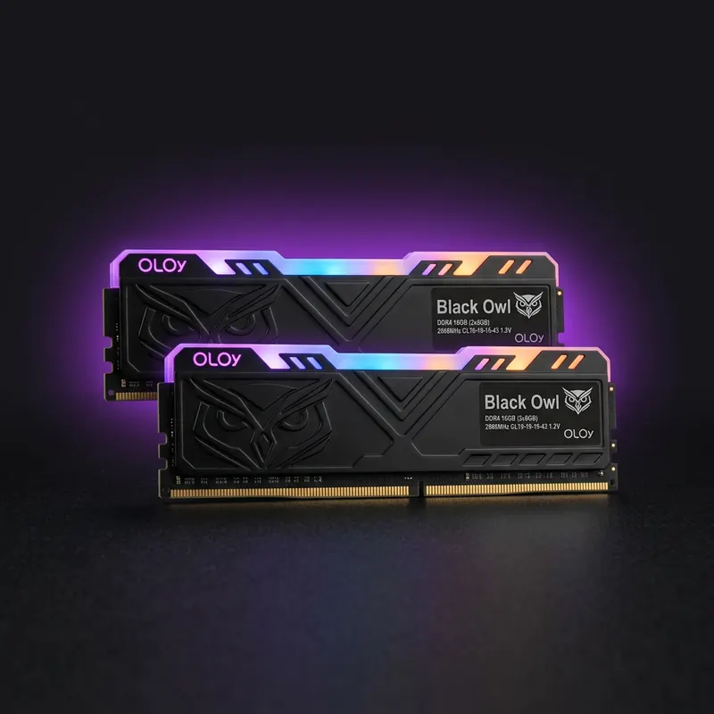 OLOy Black Owl DDR4 16GB (2x8) 2666 CL19